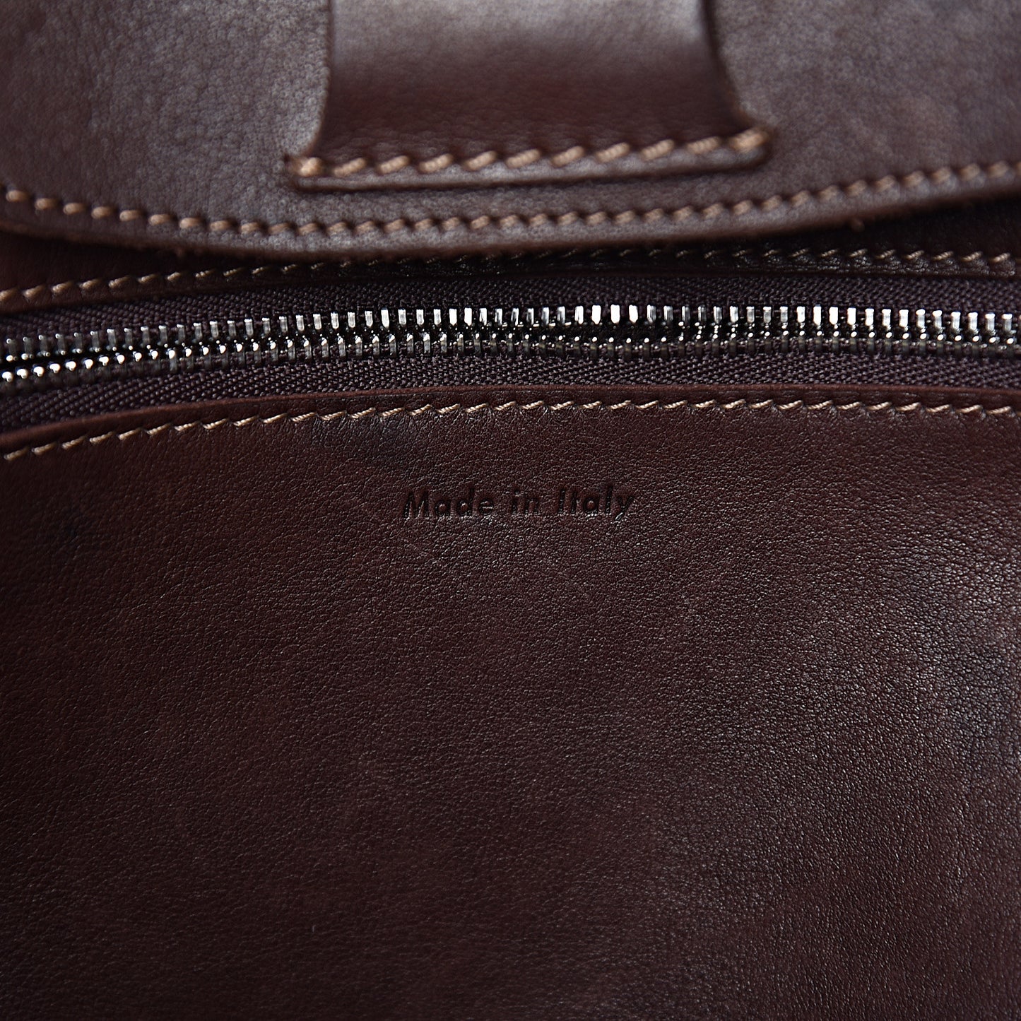 Supple Calfskin Medium Big Bag Brown