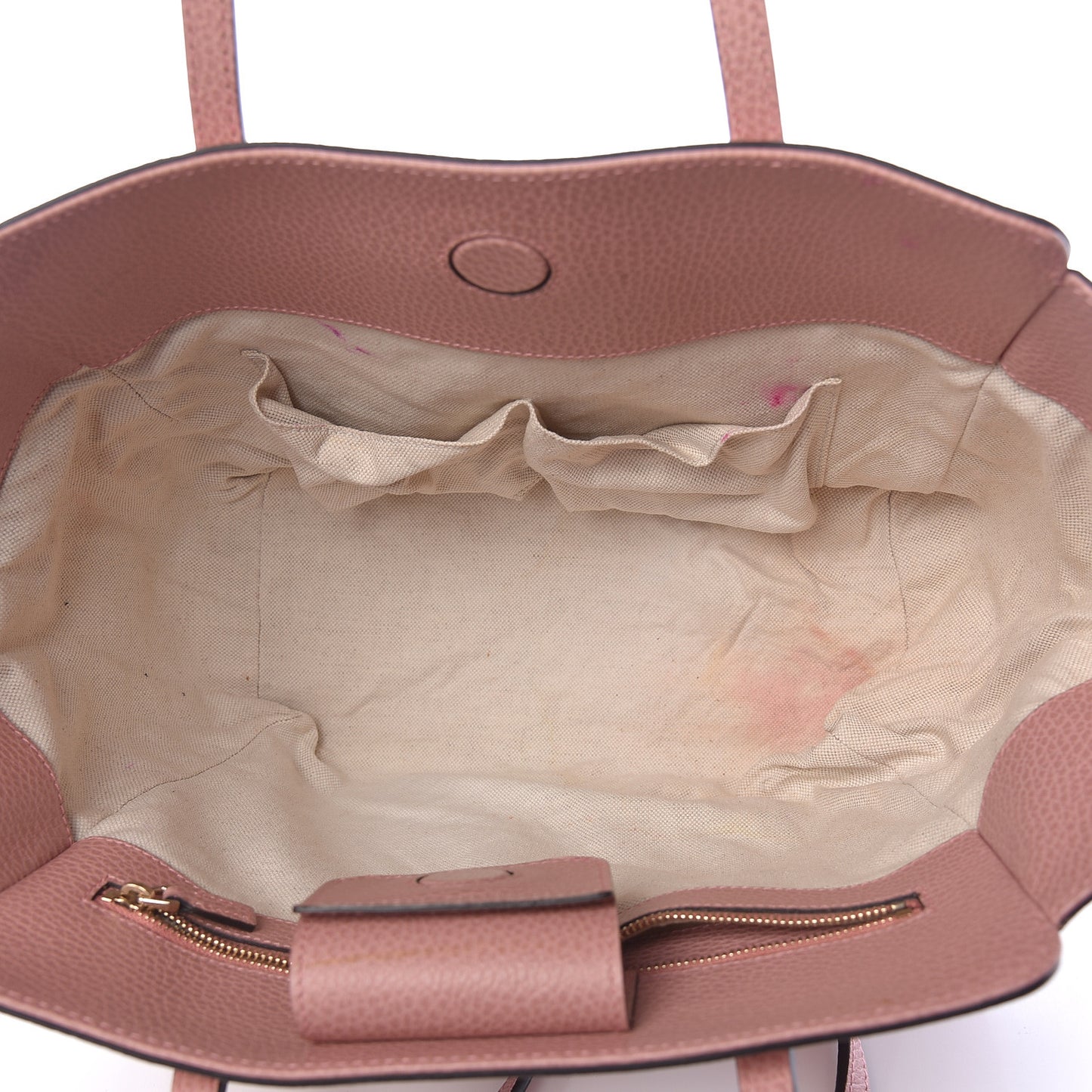 Dollar Calfskin Small Swing Tote Soft Pink