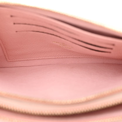 Louis Vuitton Empreinte Monogram Double Zip Pochette Rose 5 of 14