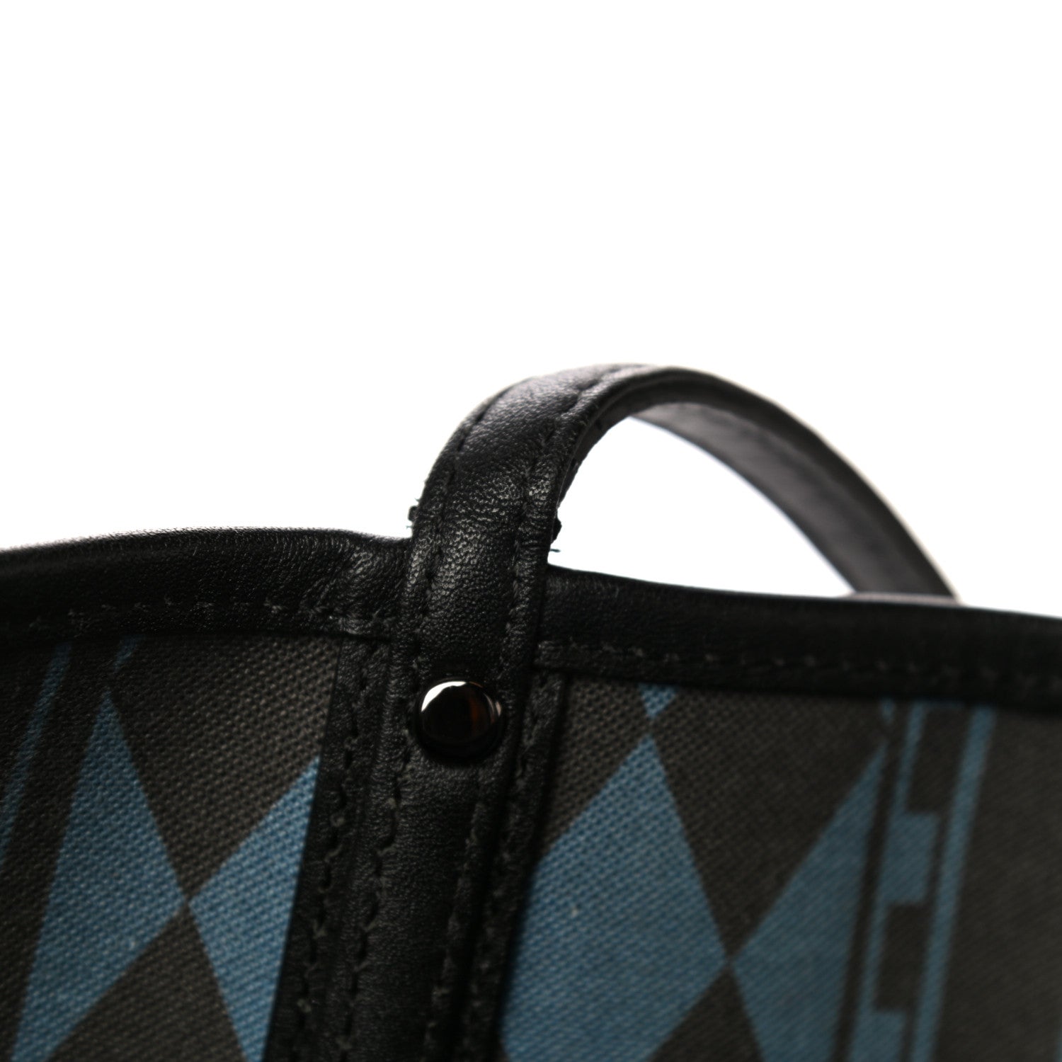 MCM Visetos Medium Reversible Shopper Tote Black 12 of 13