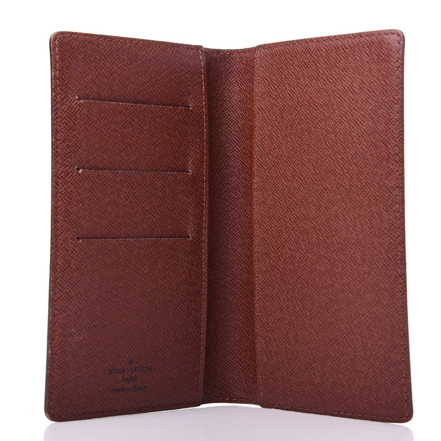 Monogram Checkbook Holder Case Wallet