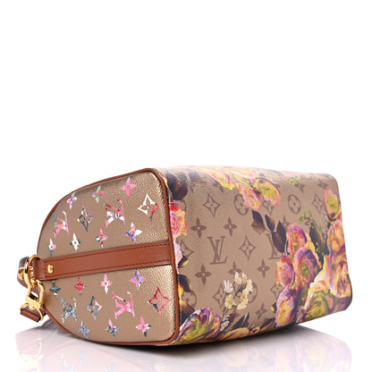 Louis Vuitton Metallic Monogram LV Garden Speedy Bandouliere 25 Gold 4 of 9