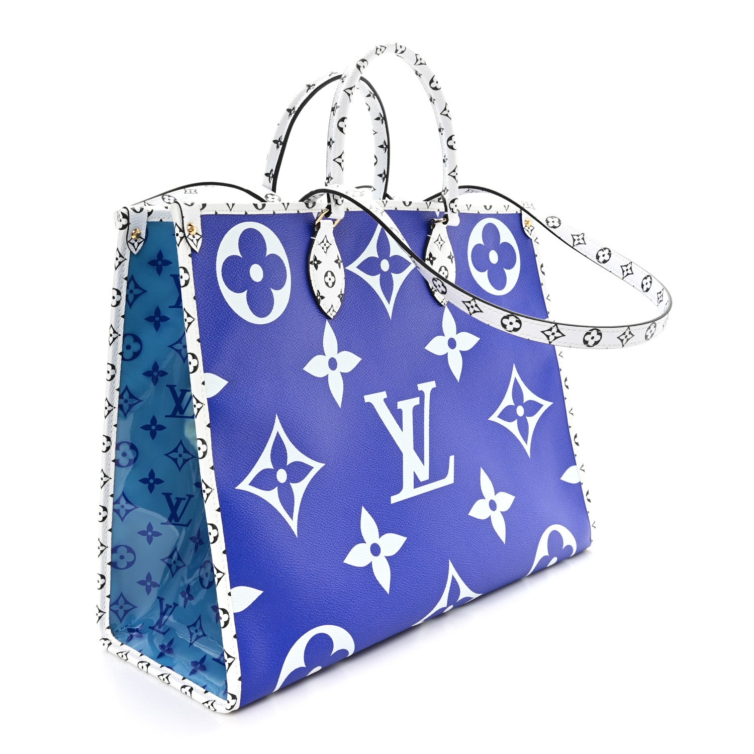Louis Vuitton Monogram Giant Saint Barth Onthego Blue 3 of 11