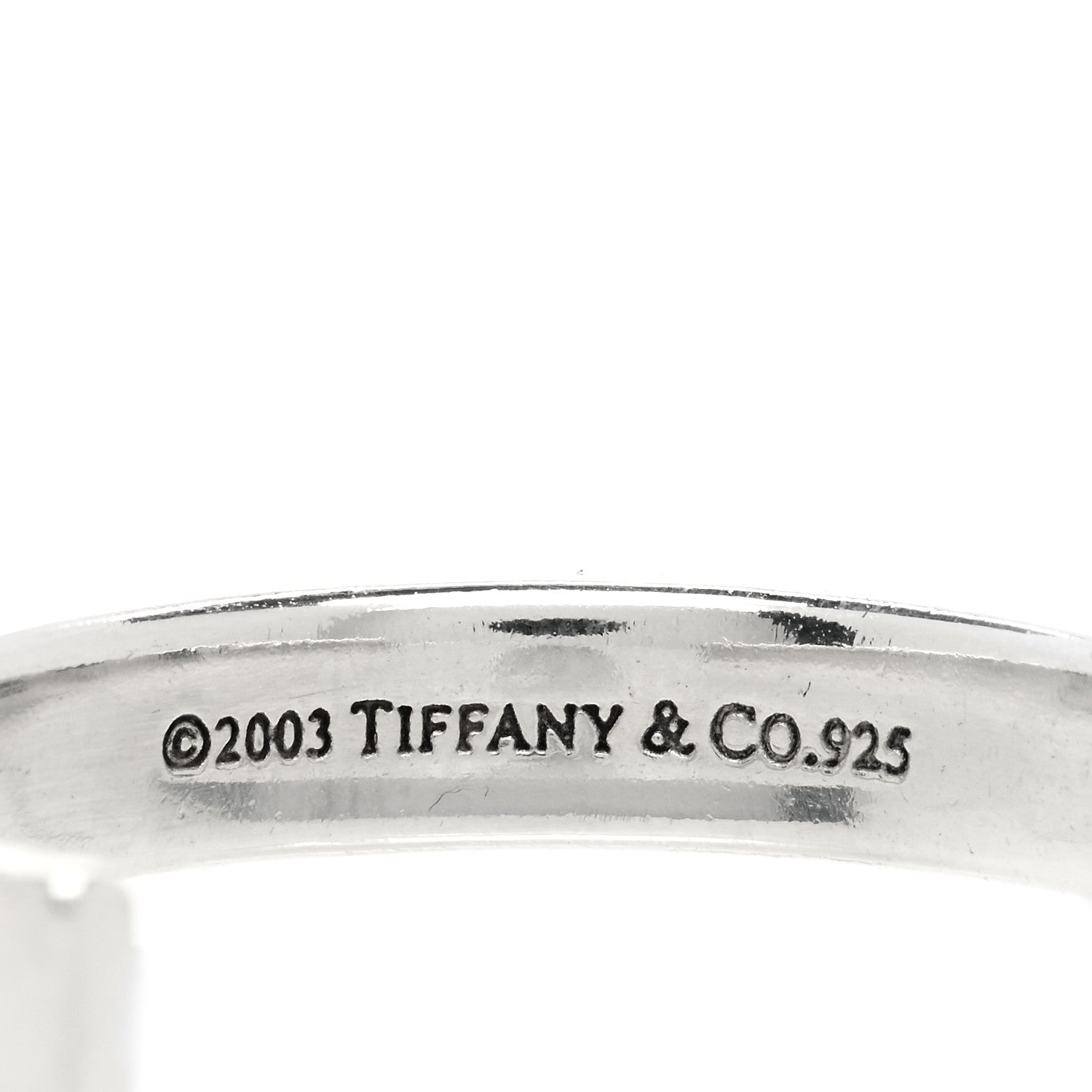 Tiffany Sterling Silver Medium 1837 Hoop Earrings 4 of 4
