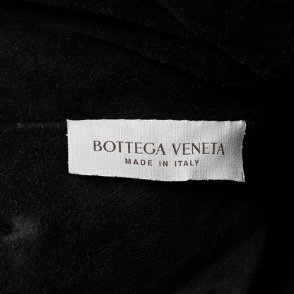Bottega Veneta Metallic Crushed Calfskin Teen Pouch Chlorophyll 6 of 7