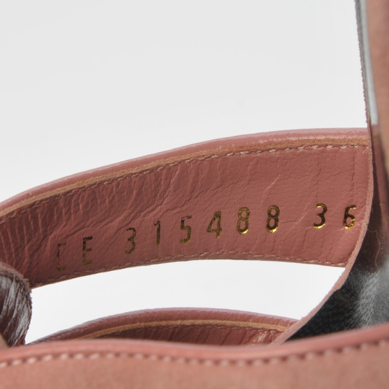 Saint Laurent Suede Tribute 105 Platform Sandals 36.5 Rose Dark 16 of 17