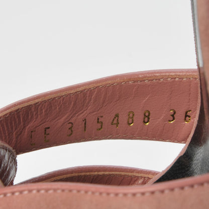 Saint Laurent Suede Tribute 105 Platform Sandals 36.5 Rose Dark 16 of 17