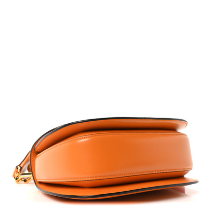 Gucci Boarded Dyana Lux Calfskin Web Small Bamboo 1947 Top Handle Bag Marigold Yellow 4 of 9