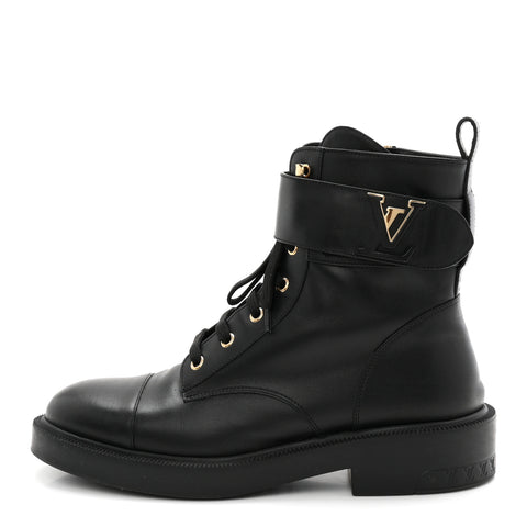 Calfskin Ranger Boots 40 Black