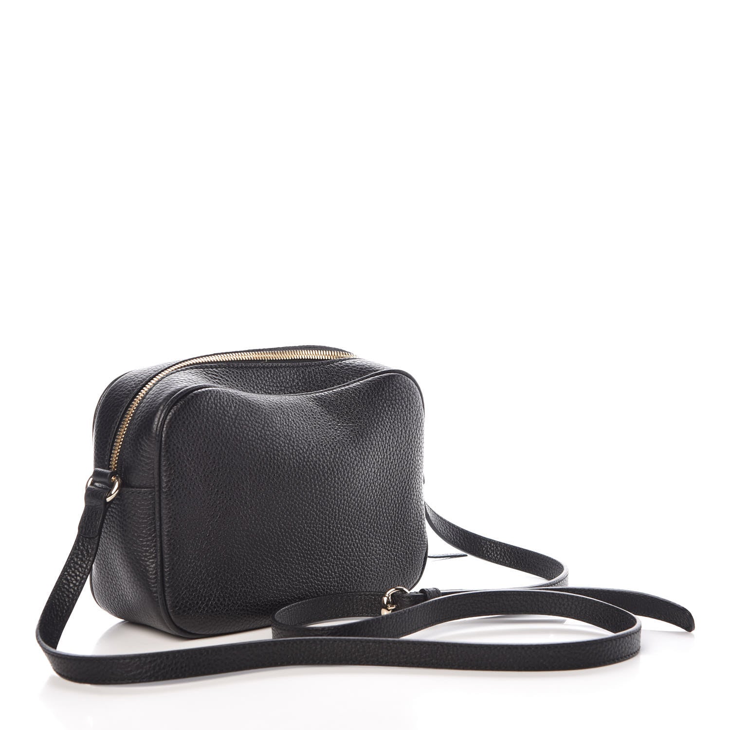 Gucci Pebbled Calfskin Small Soho Disco Bag Black 3 of 9