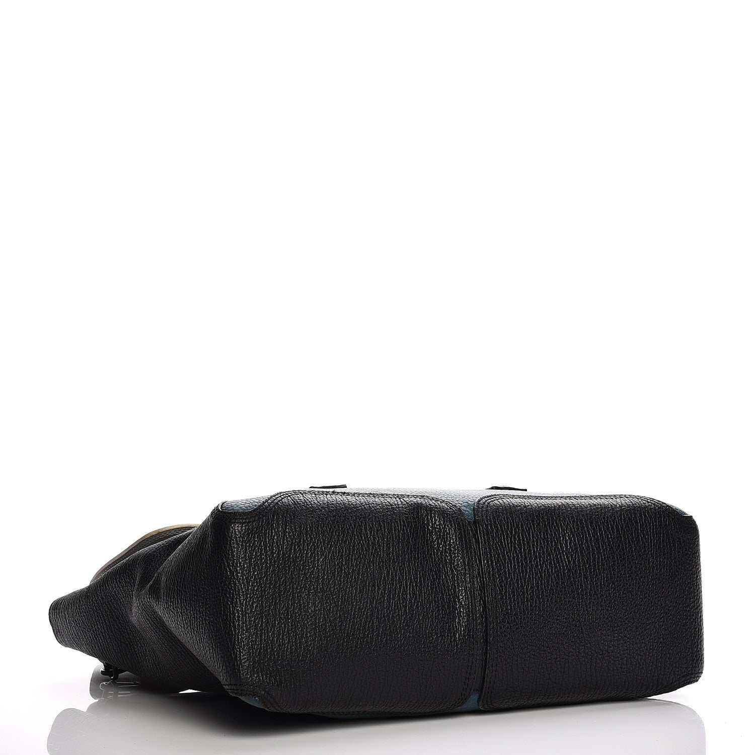3.1 Phillip Lim 3.1 Textured Calfskin Colorblock Large Pashli Satchel Dark Teal 5 of 10