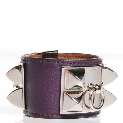 Hermes Swift Collier De Chien CDC Bracelet S Ultraviolet 4 of 8