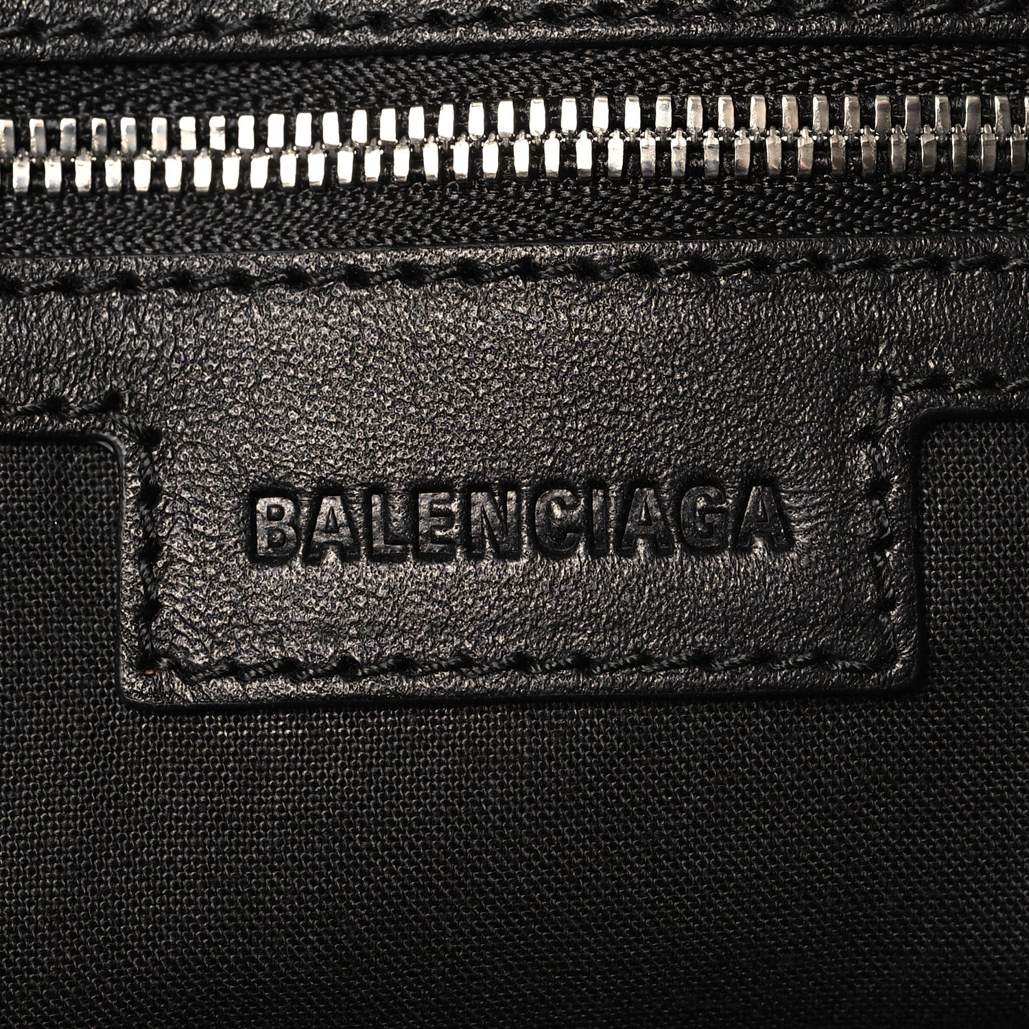Balenciaga Agneau Arena Silver Hardware Medium Le City Black 6 of 10