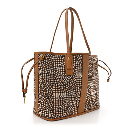 MCM Visetos Medium Liz Reversible Shopper Tote Cognac 5 of 17