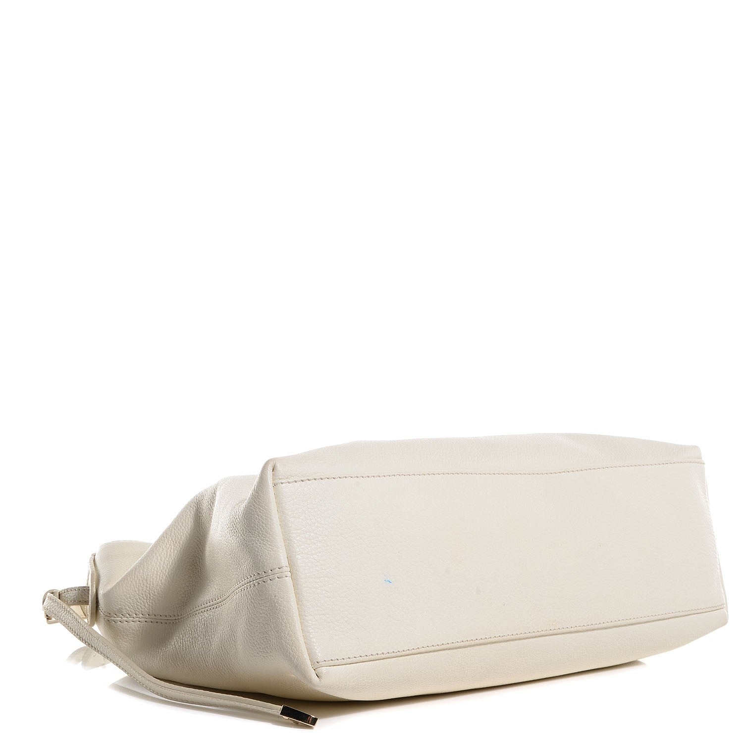 Jimmy Choo Grainy Calfskin Small Rachel Shoulder Bag White 4 of 7