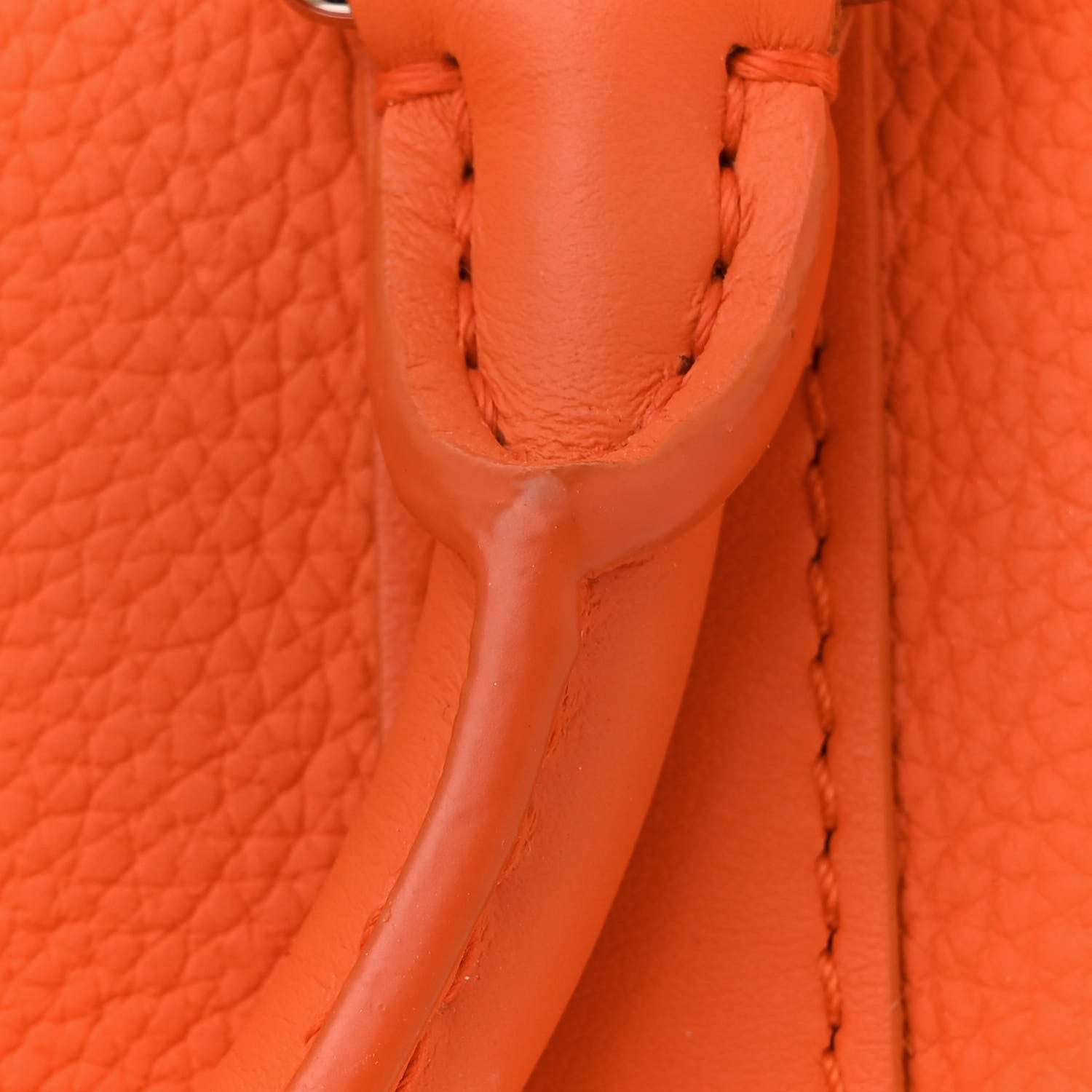 Louis Vuitton Grained Calfskin Aerogram Keepall XS Orange 10 of 13