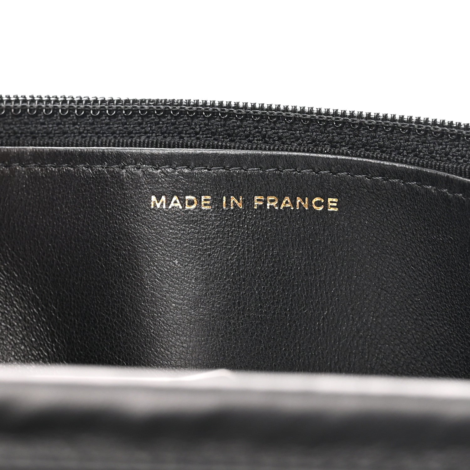 Chanel Lambskin Pyramid Wallet On Chain WOC Black 7 of 11