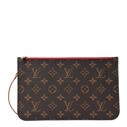 Louis Vuitton Monogram Neverfull MM GM Pochette Cherry 1 of 10