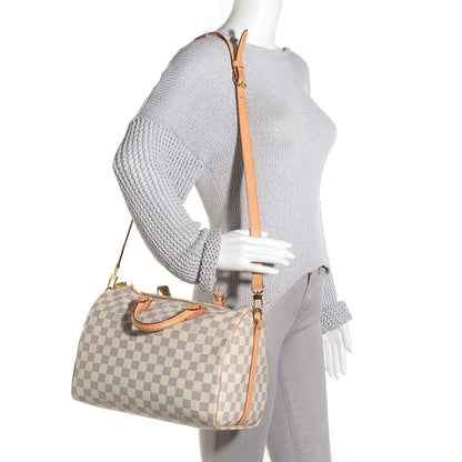 Louis Vuitton Damier Azur Speedy Bandouliere 30 2 of 8