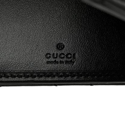 Gucci Calfskin Matelasse GG Marmont Wallet Black 6 of 8