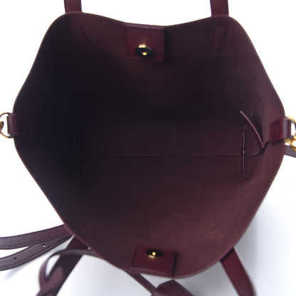 Saint Laurent Calfskin Toy Shopping Tote Dark Red 6 of 9