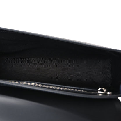 Gucci GG Supreme Monogram Appia Calfskin Web Crossbody Bag Black Grey 5 of 10