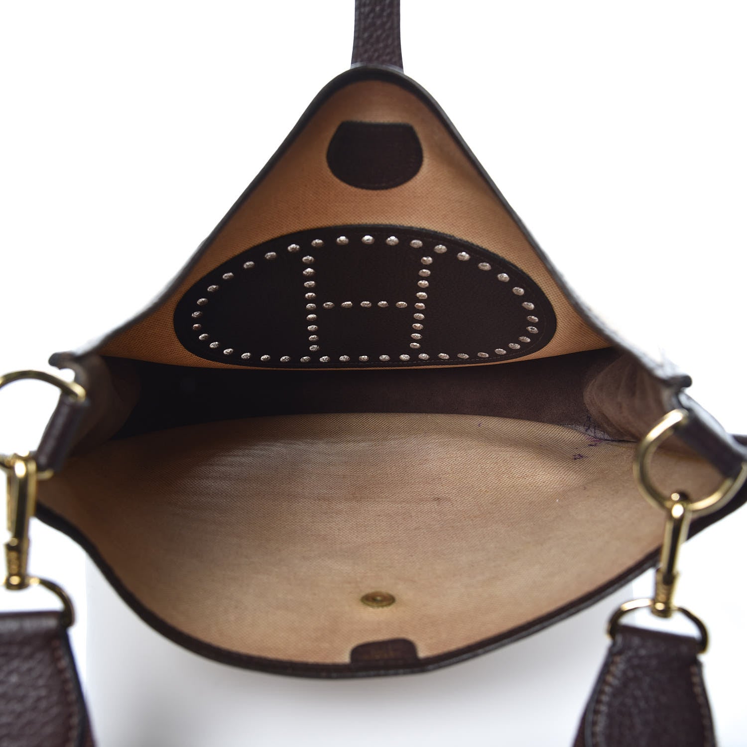 Hermes Toile Natural Barenia Evelyne GM Ebene 5 of 16