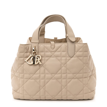 Christian Dior Calfskin Macrocannage Medium Toujour Powder Beige 1 of 12