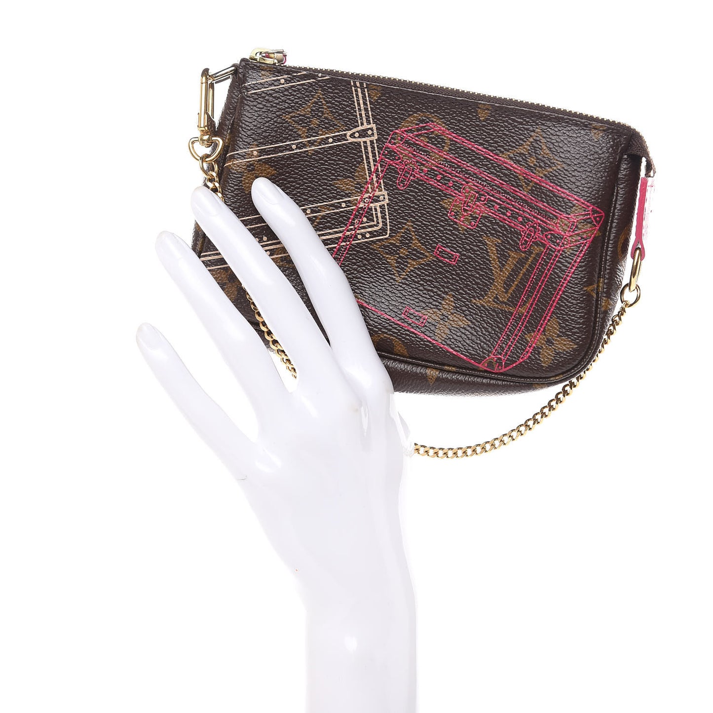 Monogram 2014 Christmas Animation Mini Pochette Accessories