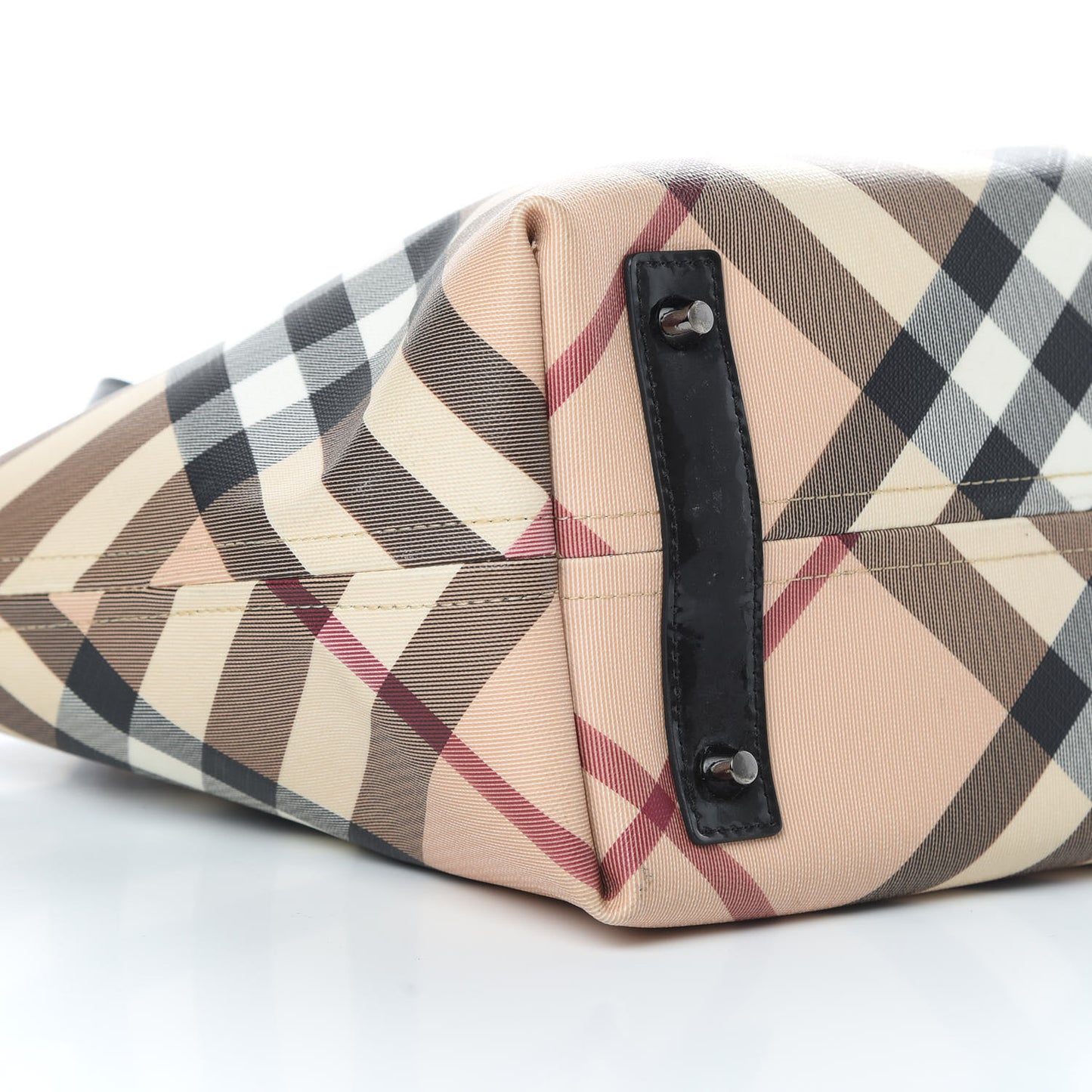 Nova Check Small Nickie Tote Black