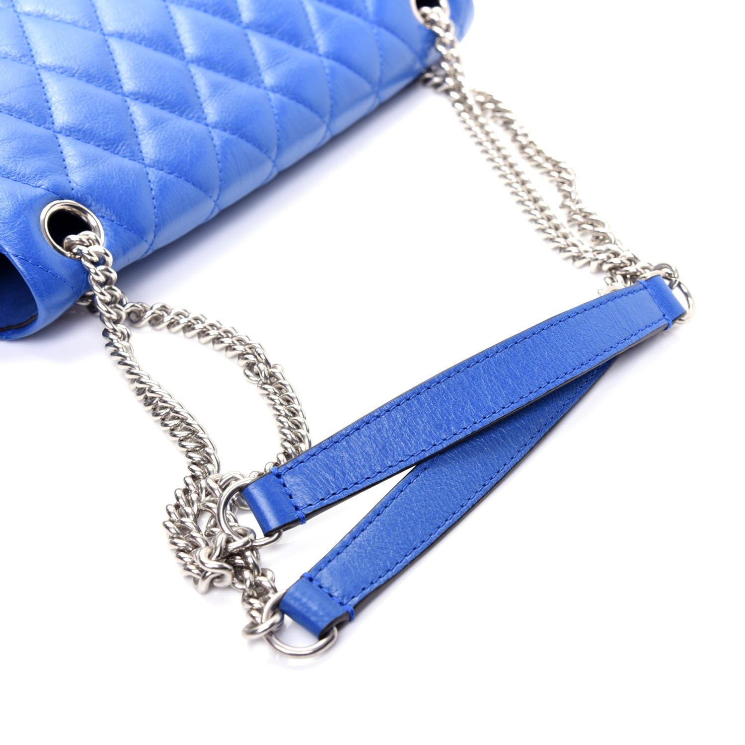 Mulberry Shiny Buffalo Quilted Darley Shoulder Bag Porcelain Blue 13 of 13
