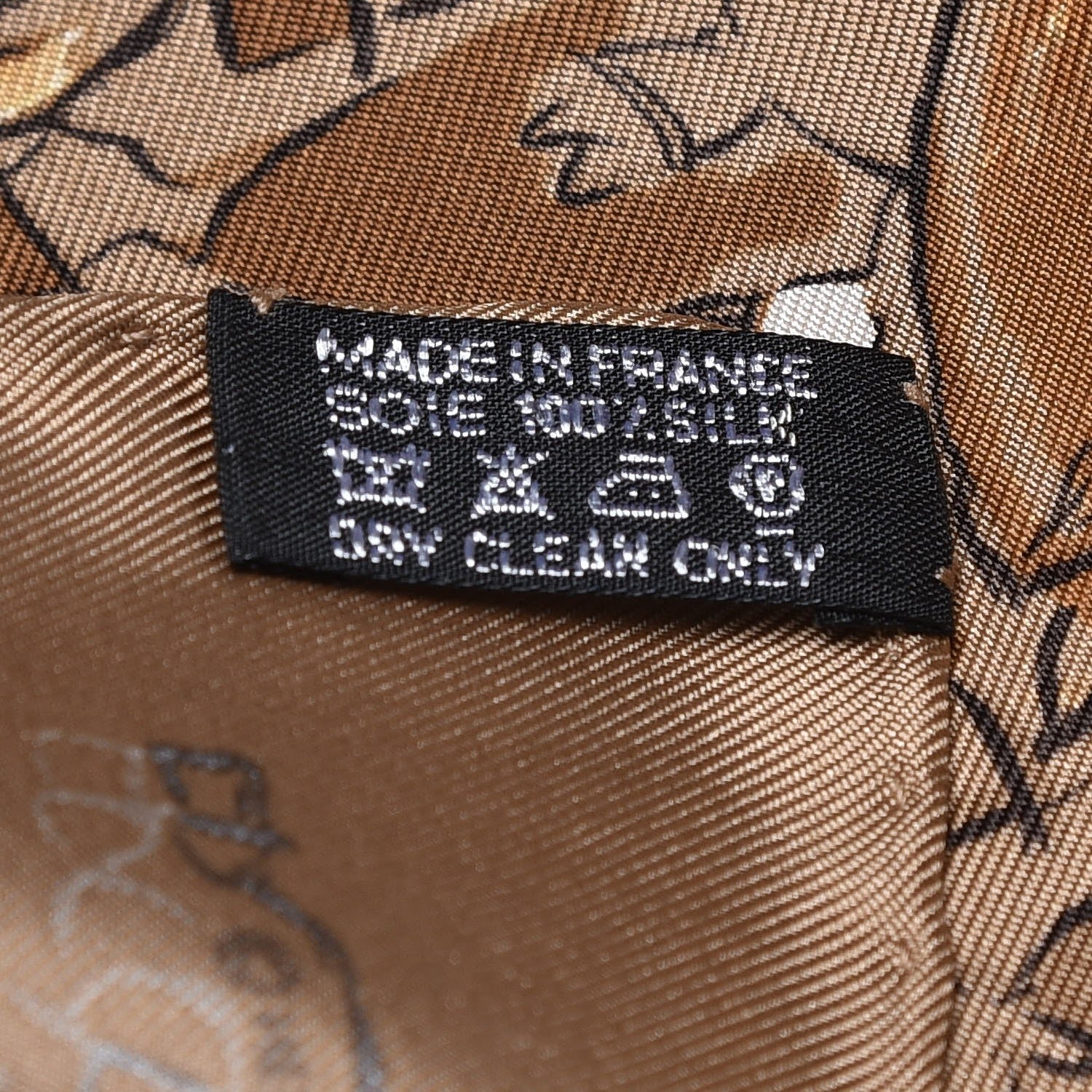 Hermes Silk Paddock Pocket Square 4 of 4