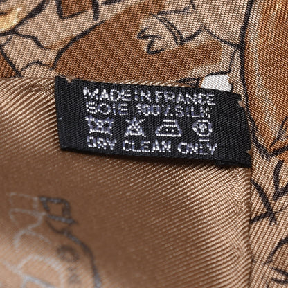 Hermes Silk Paddock Pocket Square 4 of 4