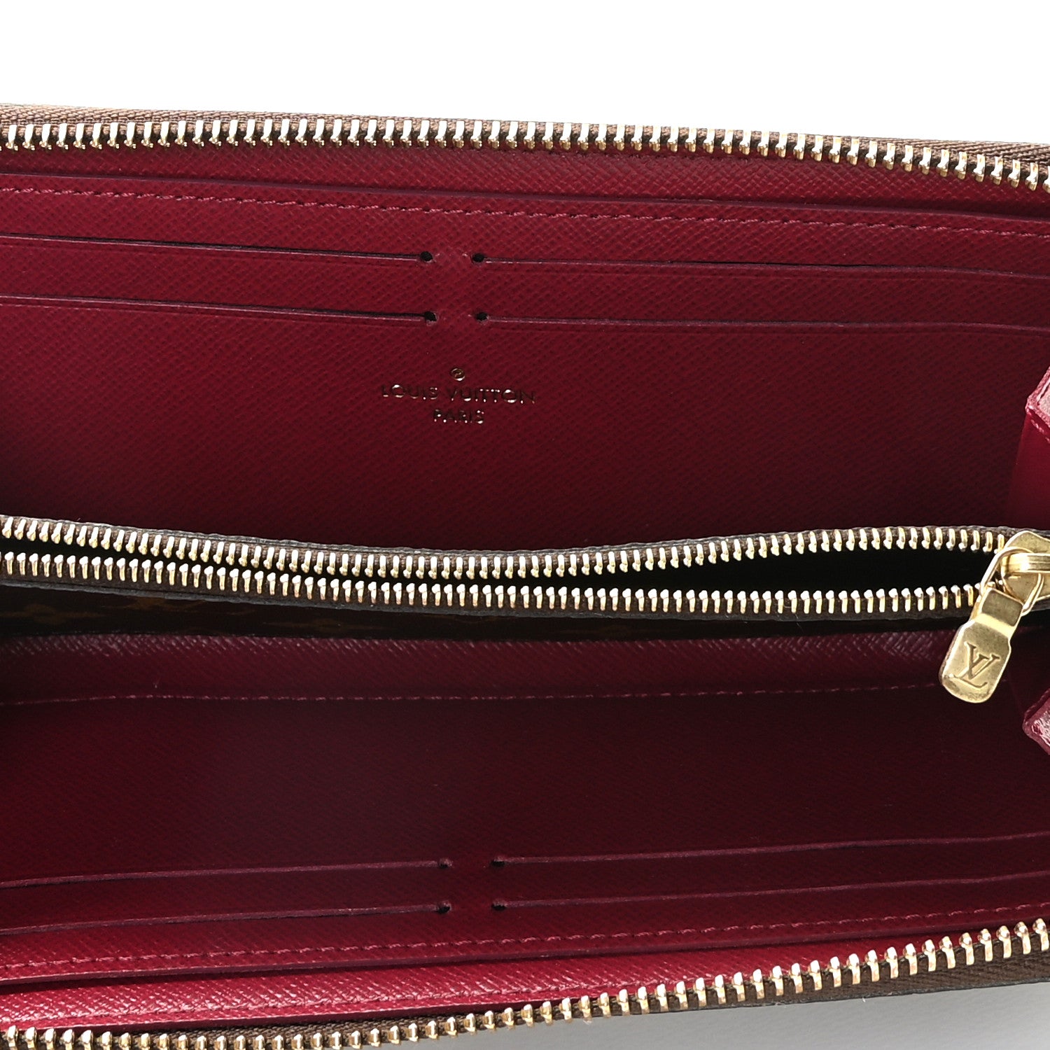 Louis Vuitton Monogram Clemence Wallet Fuchsia 8 of 9