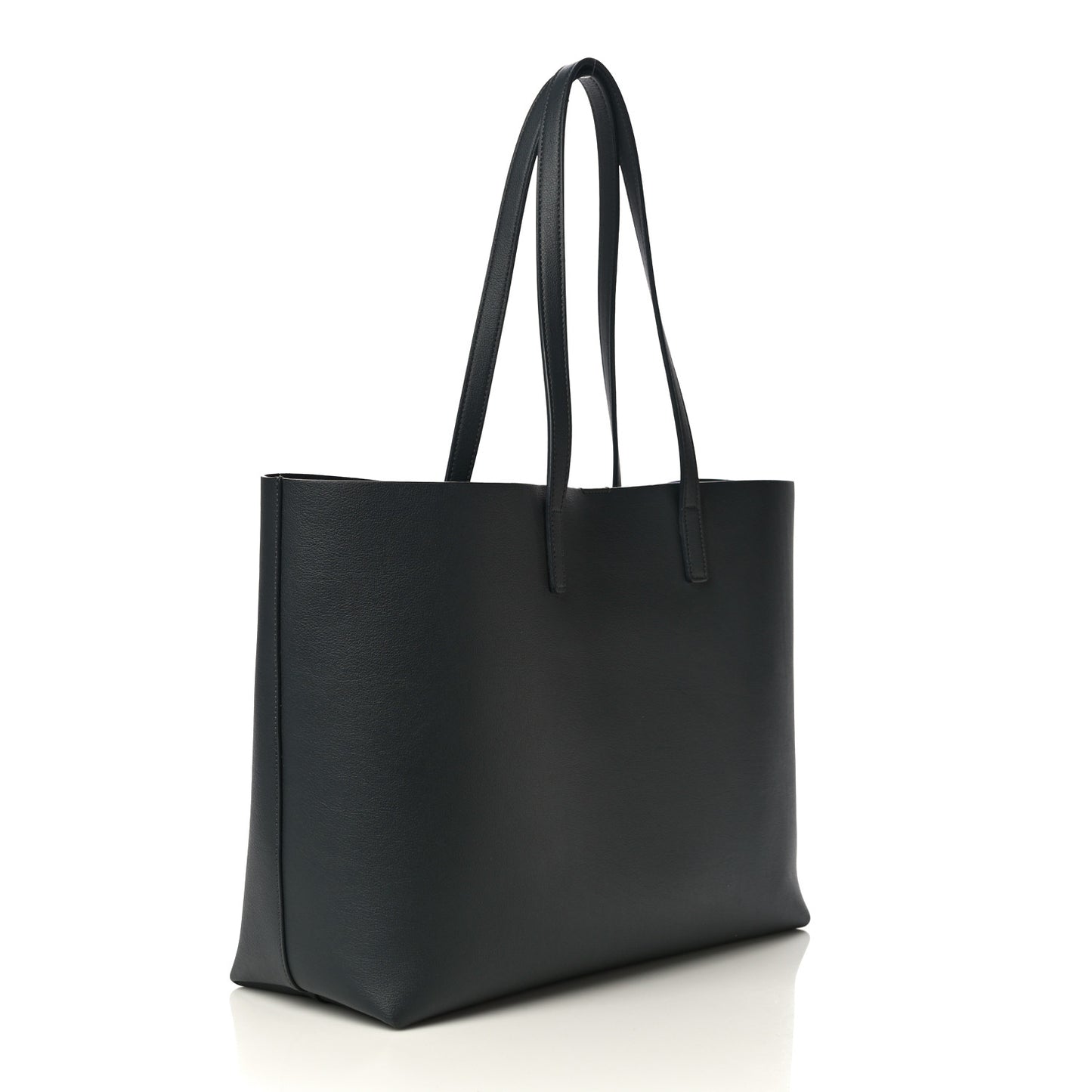 Calfskin Large Shopping Tote Dark Grey