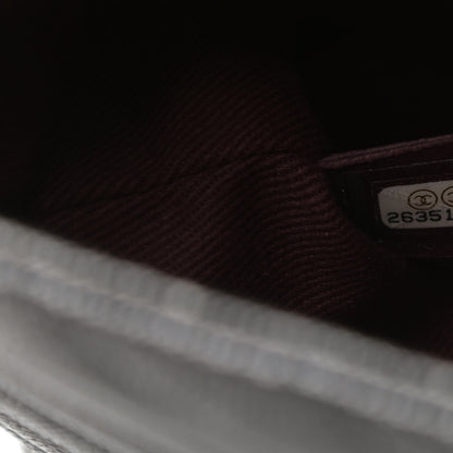 Chanel Caviar Chevron Quilted Small Coco Handle Flap So Black 7 of 13