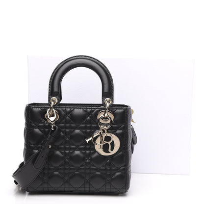 Christian Dior Lambskin Cannage Small My ABCDior Lady Dior Black 10 of 10