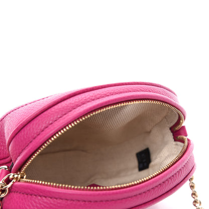 Gucci Cellarius Calfskin Mini Soho Chain Bag Bright Bouganville 5 of 11