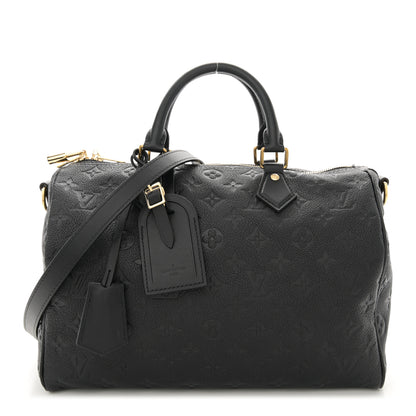 Louis Vuitton Empreinte Monogram Speedy Soft 30 Black 1 of 9