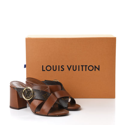 Louis Vuitton Monogram Horizon Mules 36 Cognac Brown 13 of 13