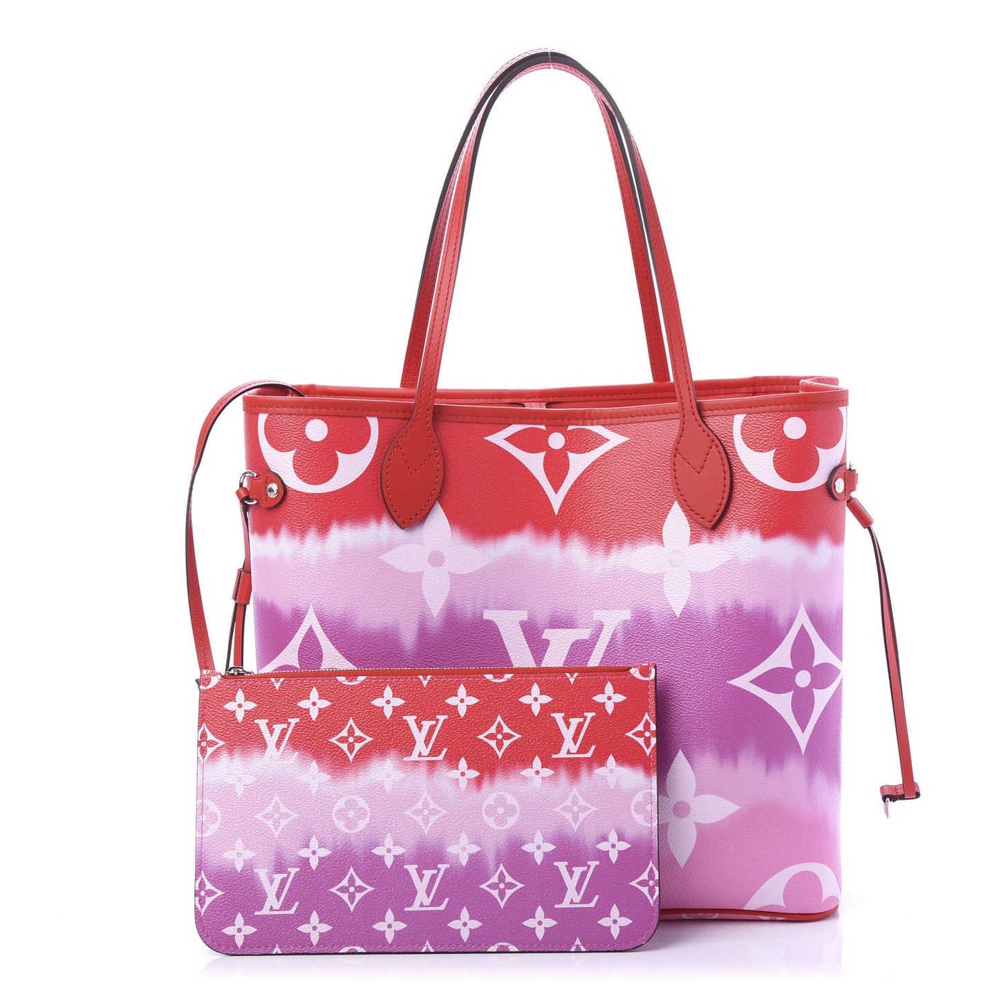 Monogram Escale Neverfull MM Rouge