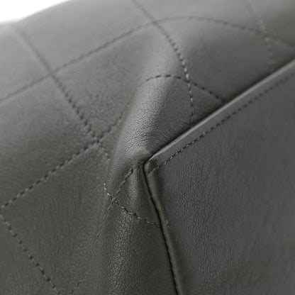 Chanel Calfskin Quilted Small On My Shoulder Drawstring Bag Dark Green 11 of 11