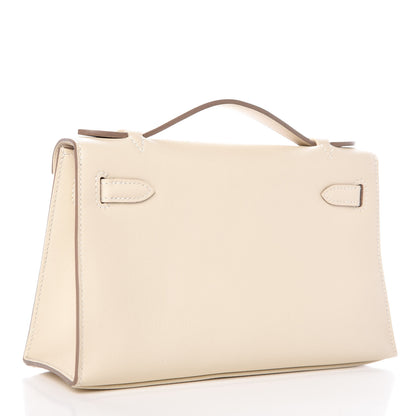 Hermes Swift Kelly Pochette Clutch Craie 3 of 31
