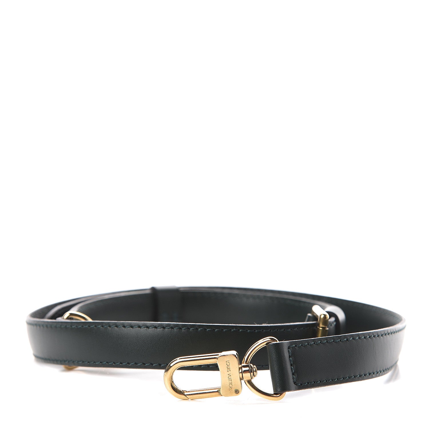 Louis Vuitton Calfskin 20mm Shoulder Strap Green 1 of 2