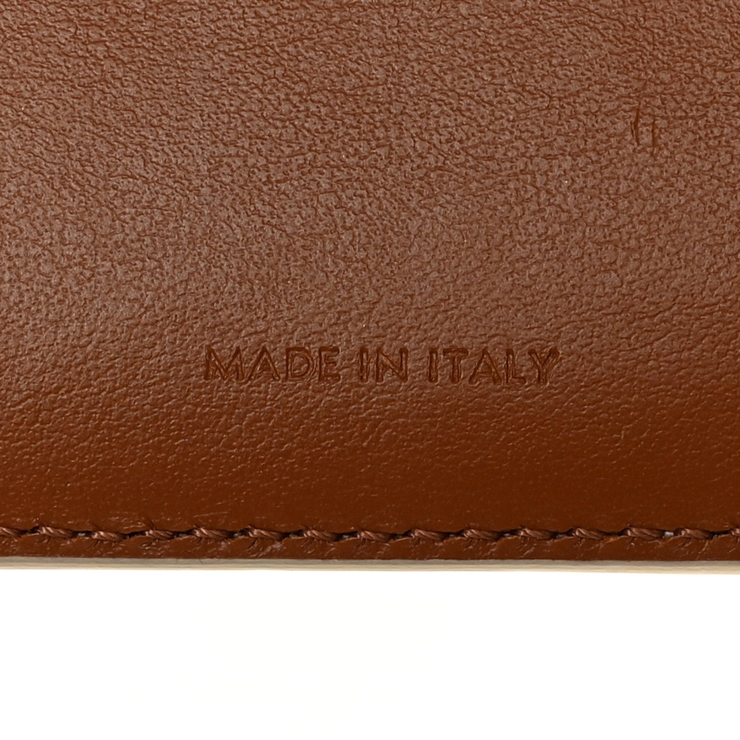 Celine Canvas Triomphe Medium Strap Wallet White 8 of 13