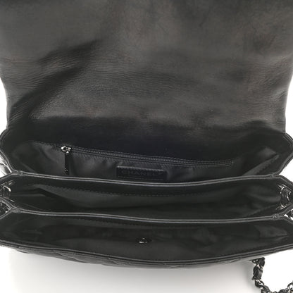 Chanel Lambskin Quilted Chanel 3 Accordion Flap Bag Black 5 of 10