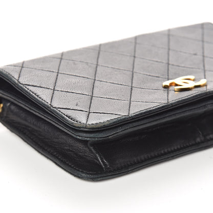 Chanel Lambskin Quilted Mini Flap Black 8 of 11