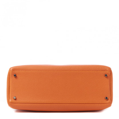 Hermes Togo Kelly Retourne 35 Orange 5 of 32
