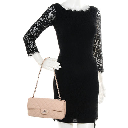 Chanel Caviar East West Flap Beige Clair 2 of 9
