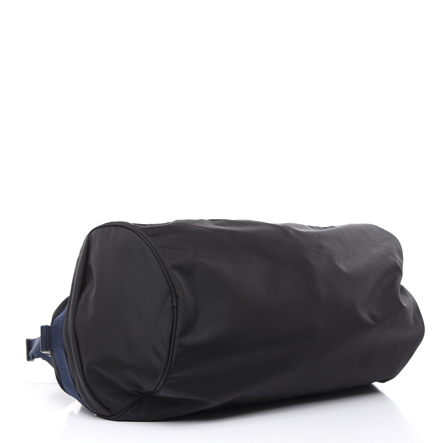 Nylon Wheel Gym Bag Black